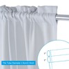 Unique Bargains Blackout Half Curtain with Adjustable Tie Back - 4 of 4