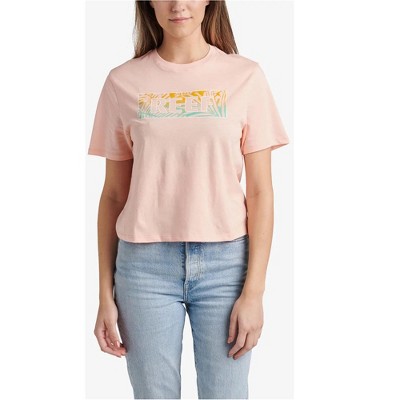 Reef Womens Sara Cropped Graphic T-Shirt