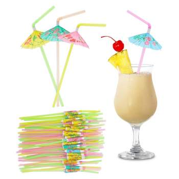 2/5/10pcs Disney Mickey Mouse Multicolor Drinking Straws Birthday Party  Decoration Tableware Reusable Eco Straw