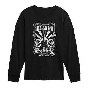 Boys' - Woodstock - Summer Of Love Long Sleeve Graphic T-Shirt - 1 of 3