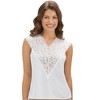 Collections Etc Reversible Silky Camisole with Lace V-Neckline - Made in the U.S.A. - 4 of 4