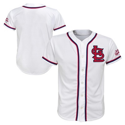 all white st louis cardinals jersey