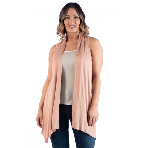 Open Front Plus Size Cardigan-nude-3x : Target