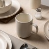 Syemin Dining Bowls 3 Person Stoneware Dinnerware Set Microwave Dishwasher Safe Chip-Resistant Matte Glaze Stackable Storage, White, 10"*10"*2.4" - 4 of 4