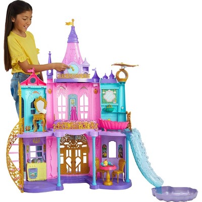 Disney Princess Ultimate Castle Doll House with Lights & Sounds & 25+ Accessories Pieces, 4 ft Tall