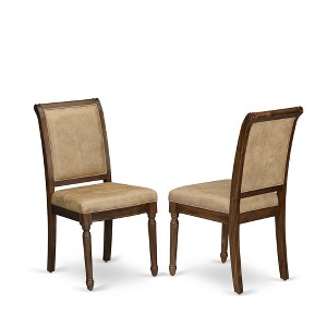 East West Furniture,Modern Dining Chairs Set of 2 - 1 of 4