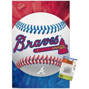 Trends International MLB Atlanta Braves - Logo 13 Unframed Wall Poster Prints - 1 of 4