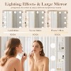 Makeup Vanity Desk with Mirror and 12 LED Lights,Vanity Table with Power Outlet - 4 of 4
