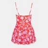 Women's Floral Square Neck One Piece Swim Dress Swimsuit - Cupshe - image 2 of 4