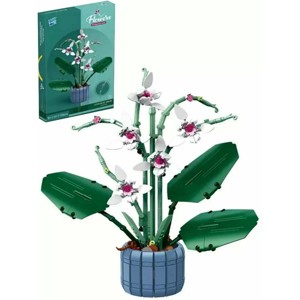 Wizardi Flower Building Brick Kit - Lotus Petal Orchid by Wizardi