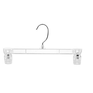 DEILSY™ Pants Hangers with Clips – Space Saving Pants Hangers - Stylish Jeans Hangers for Closet Organization, Durable Hangers for Pants & More - 1 of 3