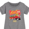 - Little Tikes - Fast Food Towing Graphic Short Sleeve Fleece Dress - 2 of 4