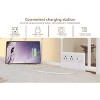 Twin Daybed with Trundle,with Charging Station & LED Lights,Metal Sofa Bed Frame with Pull Out Trundle for Living Room,Bedroom,Guest Room,Apartment - 4 of 4