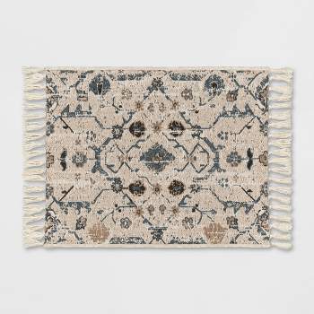 5' X 7'' Braided Outdoor Rug With Fringe Neutral/ivory - Threshold™  Designed With Studio Mcgee : Target