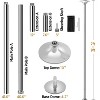 Yaheetech Portable Spinning Dance Pole, Silver - 3 of 4