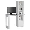 NicBex Bookcases for Living Room 6-shelf Home Writing Desk Unit Bookshelf for Home Office, and Bedroom Storage - 2 of 4