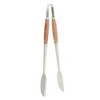 Sur La Table Kitchen Essentials Family Cookout Heavy Duty Stainless Steel Grilling Tool Set W/ Wooden Handles, Tongs, Slotted Turner, and Fork Set - 4 of 4