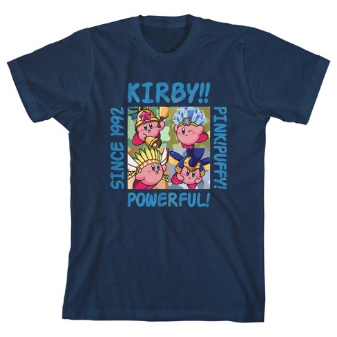 Kirby Anime Four Character Youth Blue Tee - M : Target