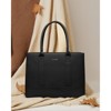 Laptop Bag  15 inch Computer Work Tote Bag, Waterproof Leather Shoulder Bag, Large Capacity Business Handbag - 2 of 4