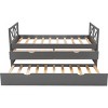 Streamdale Multi-Functional Daybed with Drawers and Trundle, Gray - 4 of 4
