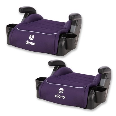 Diono Connect3 R - Pack of 2 Backless Booster Car Seats, Purple Wildberry, Purple Wildberry