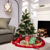 Juvale 12 Pack 3D Gold Star Christmas Tree Ornaments, Christmas Decorations, Festive Holiday Decor, 4 x 1.5 Inches - 2 of 4