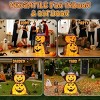3FT Set of 2 Halloween Collapsible Pumpkin Decorations, 176 LED Pumpkin Pop Up Jack-o-Lantern for Indoor Outdoor Yard Holiday Decor - 3 of 4