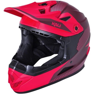 Kali Protectives Zoka Dash Full-Face Helmet - Matte Red/Burgundy, Small