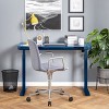 Seville Classics airLIFT 48" Tempered Glass Top Desk with Drawer - 3 of 4