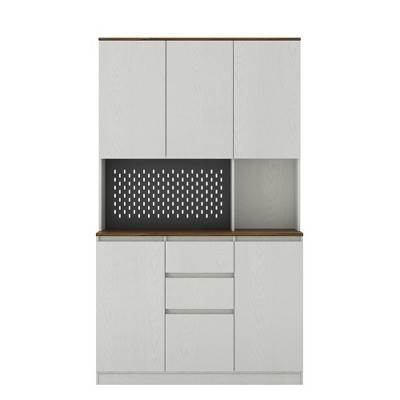 Bella Depot 74"H Kitchen Pantry Cabinet with LED Lights