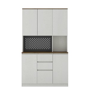 Bella Depot 74"H Kitchen Pantry Cabinet with LED Lights - 1 of 4