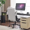 VINGLI Rolling Ergonomic Office Desk Chair with Padded Flip-up Arms, 360° Swivel High Back Executive Computer Chair with Wheels, - 3 of 4