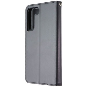 MyBat MyJacket Wallet Case for Samsung Galaxy (S22+) - Black Leather - 1 of 1
