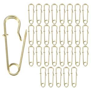 Unique Bargains Spring Lock Large Safety Pins Blanket Bulk 30 Pcs - 1 of 4