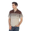Gioberti Men's Striped Polo Shirt With Pocket - Yarn Dye - 3 of 4