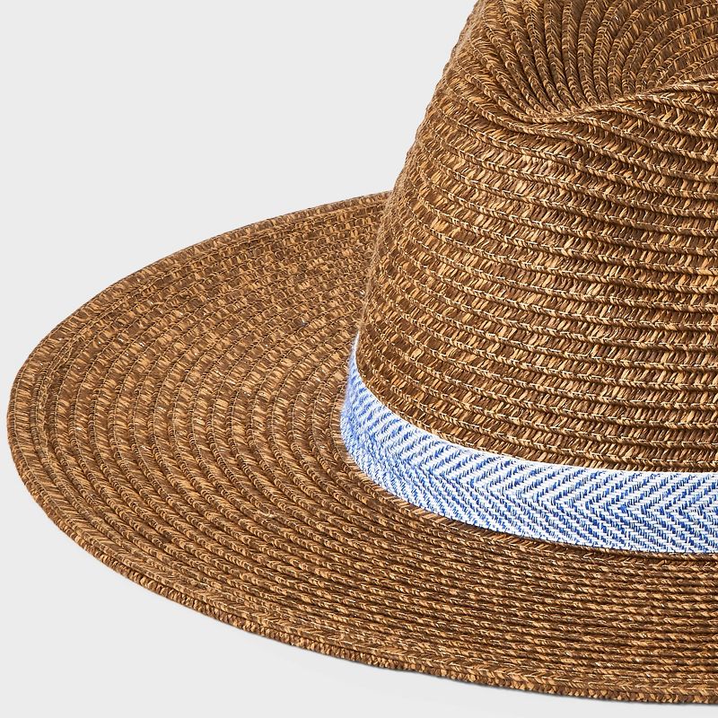 Men&#39;s Paper Flat Brim Panama Hat with Chevron Band - Goodfellow &#38; Co&#8482;, 5 of 6