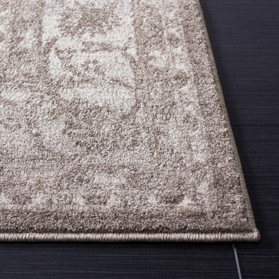 Sofia Tan and Beige Synthetic Rectangular Area Rug