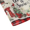 Unique Bargains Christmas Place Mats Flax Red White Green Black 11.8"x17.7" 2 Pcs - 4 of 4