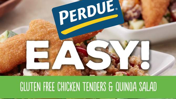Perdue Simply Smart Organics Gluten Free Breaded Chicken Breast Tenders - Frozen - 22oz, 2 of 6, play video