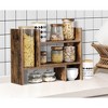 SONGMICS Cabinet Shelf Organizers Desktop Organizer Rustic Brown - 3 of 4