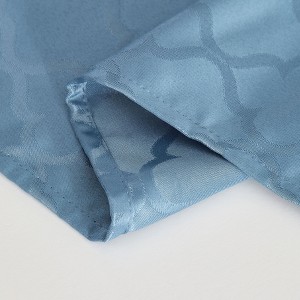 HLC.ME Modena Jacquard Fabric Lattice Tablecloth, Water, Fade, Wrinkle and Stain Resistant Table Cloth - 1 of 4