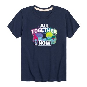 Boys' - Trolls - All Together Now Branch and Brothers Short Sleeve Graphic T-Shirt - 1 of 4