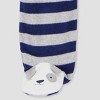 Carter's Just One You® Baby Dog Striped Sleep N' Play - Navy Blue - 4 of 4