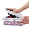 Multipurpose Vegetable Chopper and Spiralizer, 4-in-1 Heavy Duty Manual Food Slicer and Kitchen Dicer & Meal Prep Container for Potatoes, and Veggies - 3 of 3