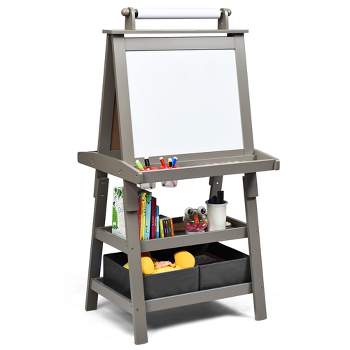 Bpmfkid 3 in 1 Adjustable Kids Art Drawing Easel Set-Sided Magnetic  Whiteboard & Chalkboard with Painting Paper Roll - Versatile Art Station  Gift for