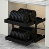 Extendable Cupboard Organiser with 2 Levels, Extendable Drawers Storage, Telescopic Drawer - 3 of 4