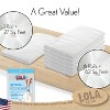 Lola Products Cheese Cloth, 162 SQ. Feet, 100% Cotton, Lint free, for Poultry Wrapping, Cooking, Straining & Cheese, 6 Packs at 27 Sq. Feet Each - 4 of 4