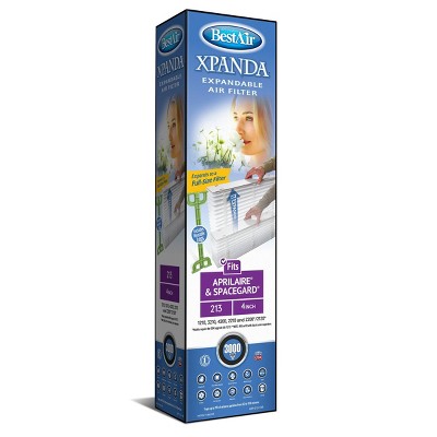 BestAir 25" x 20" Electrostatic Pleated Furnace Filter MERV 13