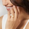 Ross-Simons 6-7mm Cultured Button Pearl Ribbed Ring in 10kt Yellow Gold - 2 of 4