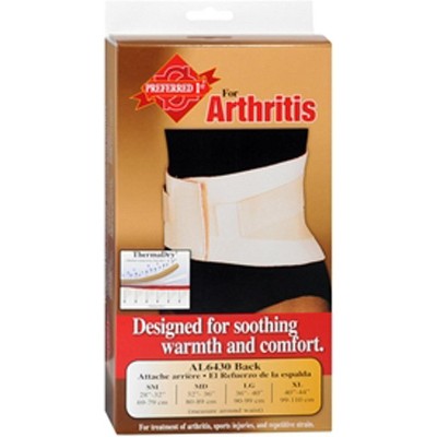 Sport Aid Thermadry Arthritis Back Support Small Beige